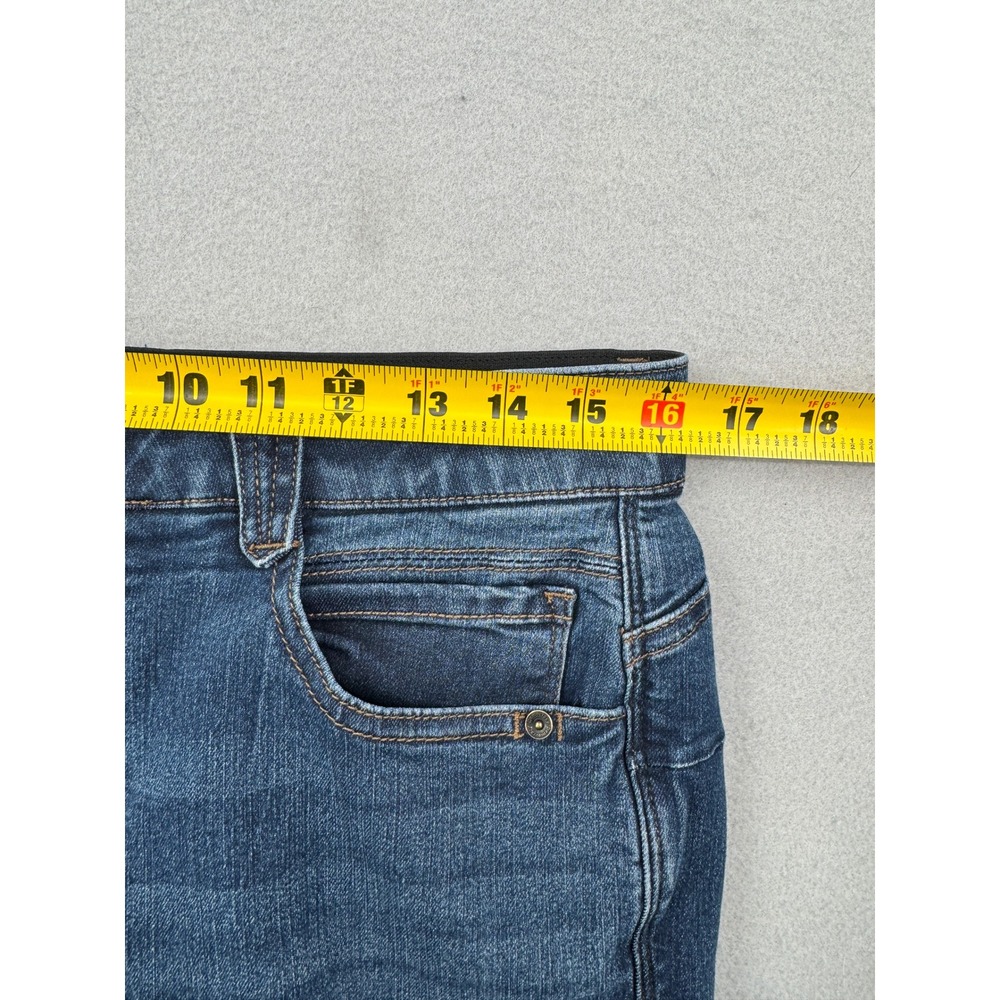 Democracy Ab Solution Straight Leg Jeans Womens 10T Tall (32x31) Blue Denim - Picture 6 of 10